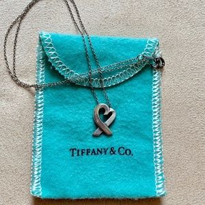 Tiffany & Co. Sterling Silver Heart Necklace